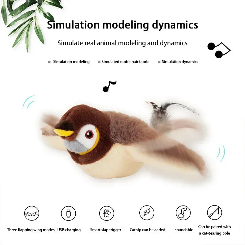 Flapping Bird Cat Toy